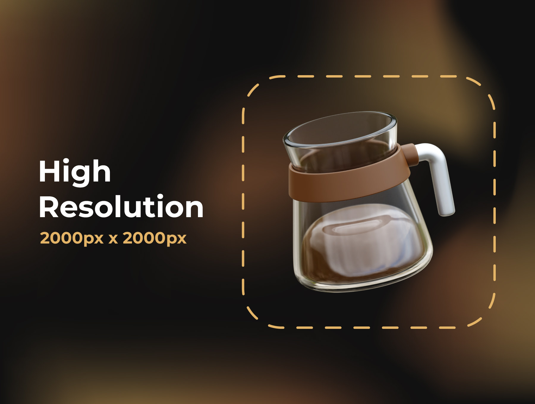 咖啡3D图标 Coffee 3D Icons blender, figma格式-3D/图标-到位啦UI